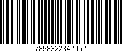 Código de barras (EAN, GTIN, SKU, ISBN): '7898322342952'