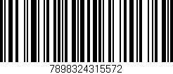 Código de barras (EAN, GTIN, SKU, ISBN): '7898324315572'
