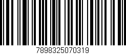 Código de barras (EAN, GTIN, SKU, ISBN): '7898325070319'
