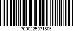 Código de barras (EAN, GTIN, SKU, ISBN): '7898325071606'