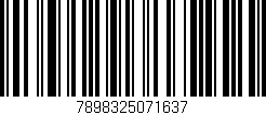Código de barras (EAN, GTIN, SKU, ISBN): '7898325071637'