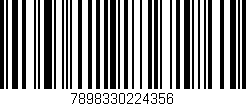 Código de barras (EAN, GTIN, SKU, ISBN): '7898330224356'