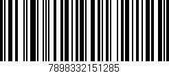 Código de barras (EAN, GTIN, SKU, ISBN): '7898332151285'