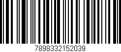 Código de barras (EAN, GTIN, SKU, ISBN): '7898332152039'