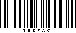 Código de barras (EAN, GTIN, SKU, ISBN): '7898332272614'