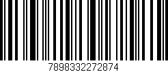 Código de barras (EAN, GTIN, SKU, ISBN): '7898332272874'