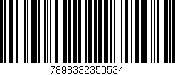 Código de barras (EAN, GTIN, SKU, ISBN): '7898332350534'