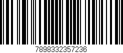 Código de barras (EAN, GTIN, SKU, ISBN): '7898332357236'