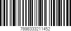 Código de barras (EAN, GTIN, SKU, ISBN): '7898333211452'