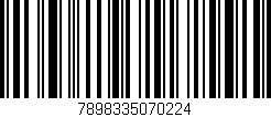 Código de barras (EAN, GTIN, SKU, ISBN): '7898335070224'