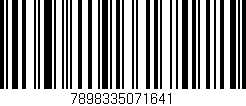 Código de barras (EAN, GTIN, SKU, ISBN): '7898335071641'