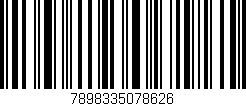 Código de barras (EAN, GTIN, SKU, ISBN): '7898335078626'