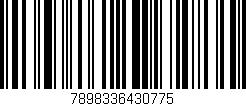 Código de barras (EAN, GTIN, SKU, ISBN): '7898336430775'