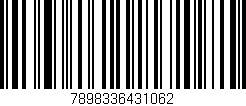 Código de barras (EAN, GTIN, SKU, ISBN): '7898336431062'