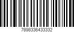 Código de barras (EAN, GTIN, SKU, ISBN): '7898336433332'