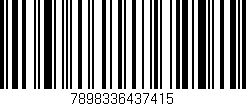 Código de barras (EAN, GTIN, SKU, ISBN): '7898336437415'