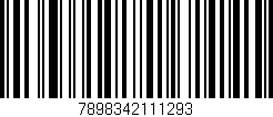 Código de barras (EAN, GTIN, SKU, ISBN): '7898342111293'