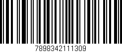 Código de barras (EAN, GTIN, SKU, ISBN): '7898342111309'