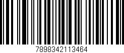 Código de barras (EAN, GTIN, SKU, ISBN): '7898342113464'