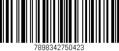 Código de barras (EAN, GTIN, SKU, ISBN): '7898342750423'