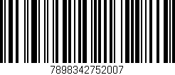 Código de barras (EAN, GTIN, SKU, ISBN): '7898342752007'