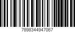 Código de barras (EAN, GTIN, SKU, ISBN): '7898344947067'