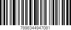 Código de barras (EAN, GTIN, SKU, ISBN): '7898344947081'