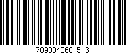 Código de barras (EAN, GTIN, SKU, ISBN): '7898348681516'