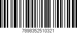 Código de barras (EAN, GTIN, SKU, ISBN): '7898352510321'