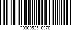 Código de barras (EAN, GTIN, SKU, ISBN): '7898352510970'
