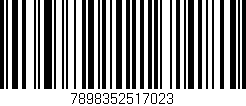 Código de barras (EAN, GTIN, SKU, ISBN): '7898352517023'