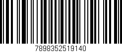 Código de barras (EAN, GTIN, SKU, ISBN): '7898352519140'