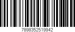 Código de barras (EAN, GTIN, SKU, ISBN): '7898352519942'