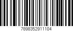 Código de barras (EAN, GTIN, SKU, ISBN): '7898352911104'