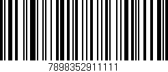 Código de barras (EAN, GTIN, SKU, ISBN): '7898352911111'