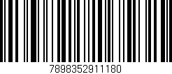 Código de barras (EAN, GTIN, SKU, ISBN): '7898352911180'