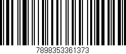 Código de barras (EAN, GTIN, SKU, ISBN): '7898353361373'