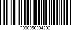 Código de barras (EAN, GTIN, SKU, ISBN): '7898358384292'