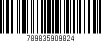 Código de barras (EAN, GTIN, SKU, ISBN): '789835909824'