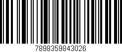 Código de barras (EAN, GTIN, SKU, ISBN): '7898359843026'