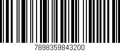 Código de barras (EAN, GTIN, SKU, ISBN): '7898359843200'