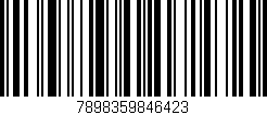 Código de barras (EAN, GTIN, SKU, ISBN): '7898359846423'