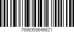 Código de barras (EAN, GTIN, SKU, ISBN): '7898359846621'