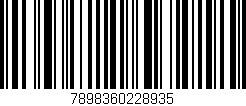 Código de barras (EAN, GTIN, SKU, ISBN): '7898360228935'