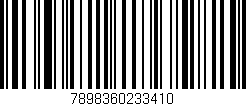 Código de barras (EAN, GTIN, SKU, ISBN): '7898360233410'