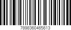 Código de barras (EAN, GTIN, SKU, ISBN): '7898360465613'
