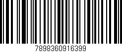 Código de barras (EAN, GTIN, SKU, ISBN): '7898360916399'