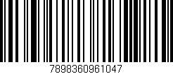 Código de barras (EAN, GTIN, SKU, ISBN): '7898360961047'