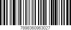 Código de barras (EAN, GTIN, SKU, ISBN): '7898360963027'