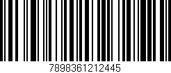 Código de barras (EAN, GTIN, SKU, ISBN): '7898361212445'
